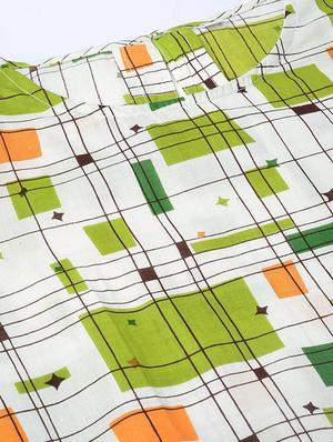 geometrical straight kurta - 16723270 - Standard Image - 4