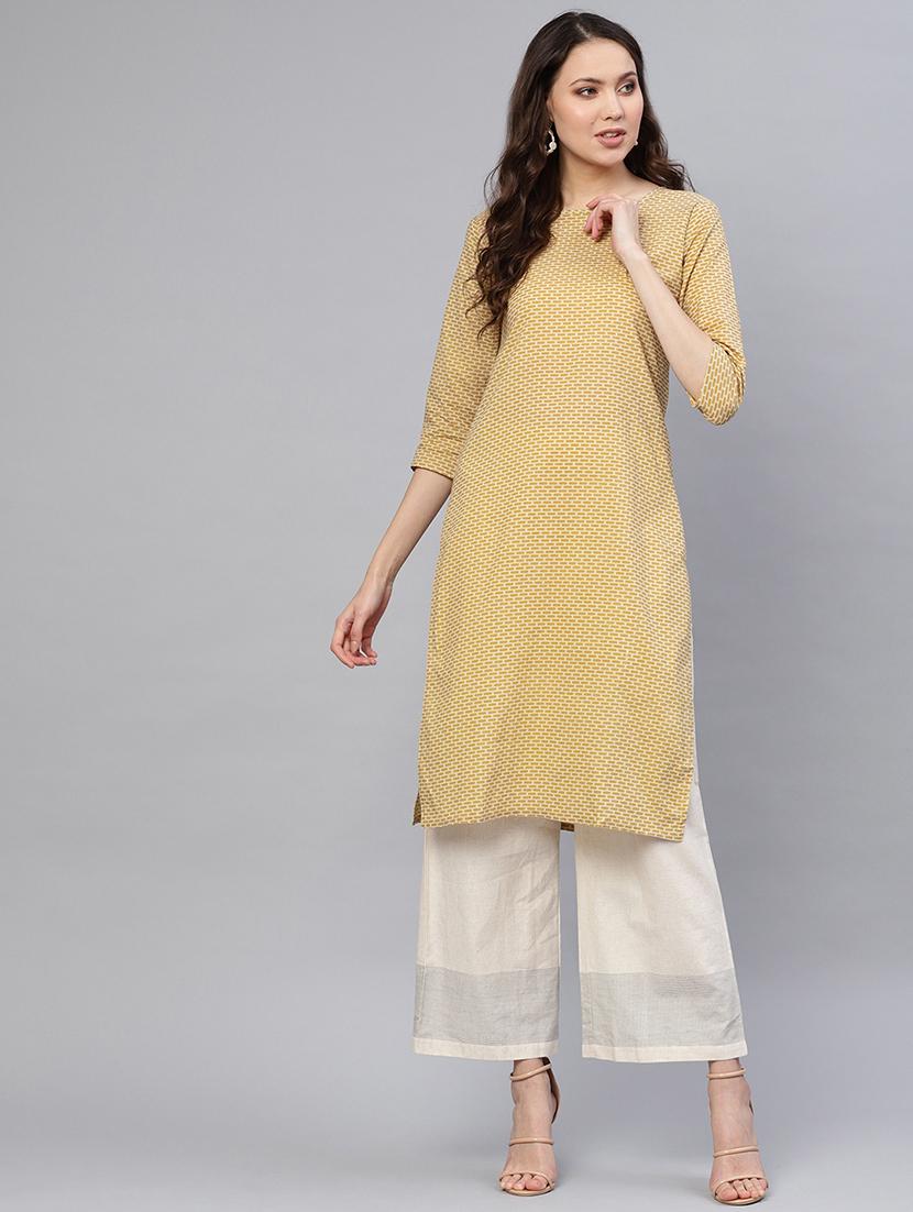printed straight kurta - 16723278 - Zoom Image - 1