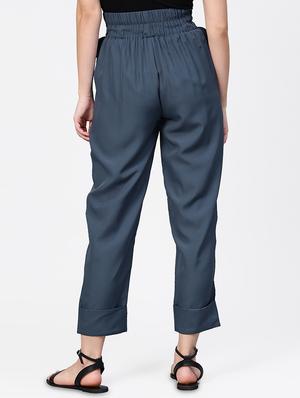 high rise frill detail trouser - 16723283 - Standard Image - 3