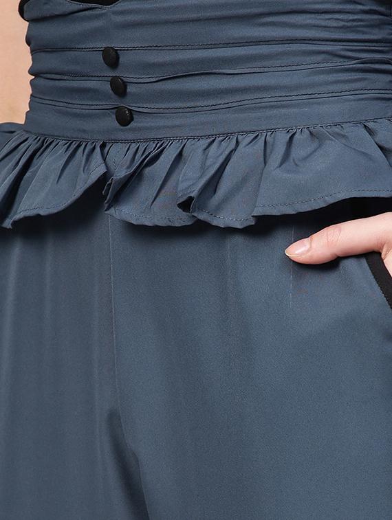 high rise frill detail trouser - 16723283 - Zoom Image - 5