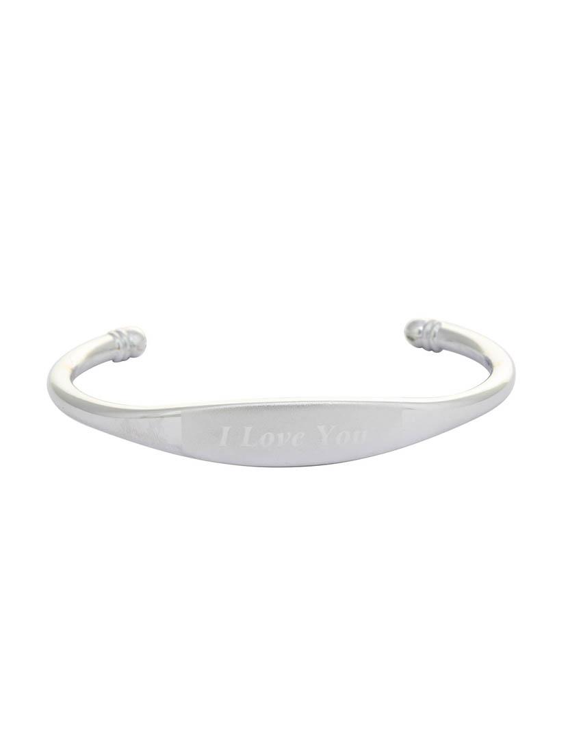 white metal bracelet - 16723416 - Zoom Image - 1