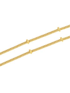 gold metal alloy body jewellery - 16723853 - Standard Image - 3