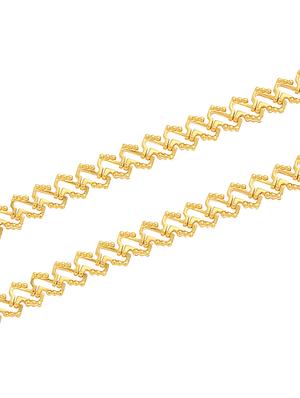gold metal alloy body jewellery - 16723899 - Standard Image - 3