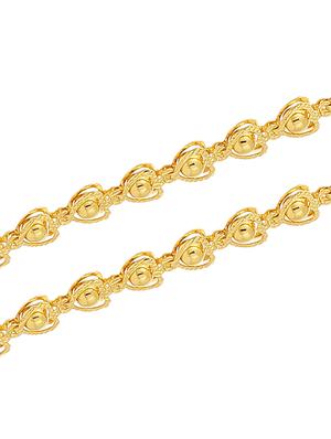 gold metal alloy body jewellery - 16723909 - Standard Image - 3