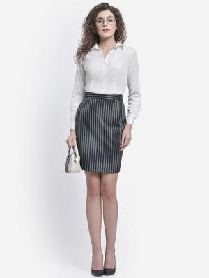 high rise striped pencil skirt - 16724775 - Standard Image - 4