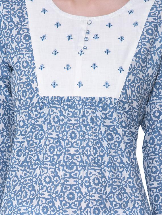 printed straight kurta - 16724850 - Zoom Image - 4