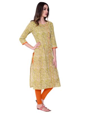 printed straight kurta - 16724851 - Standard Image - 2