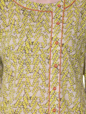 printed straight kurta - 16724851 - Standard Image - 4