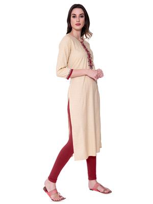solid straight kurta - 16724861 - Standard Image - 2
