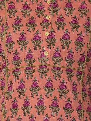 floral straight kurta - 16724864 - Standard Image - 4