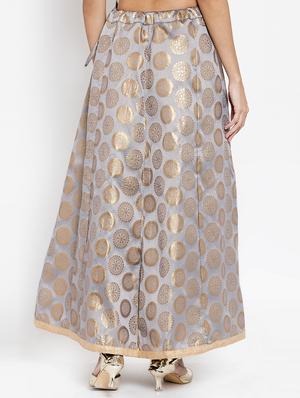 self design long skirt - 16724884 - Standard Image - 3