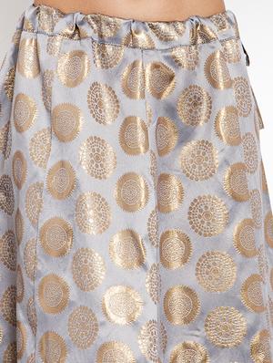 self design long skirt - 16724884 - Standard Image - 5