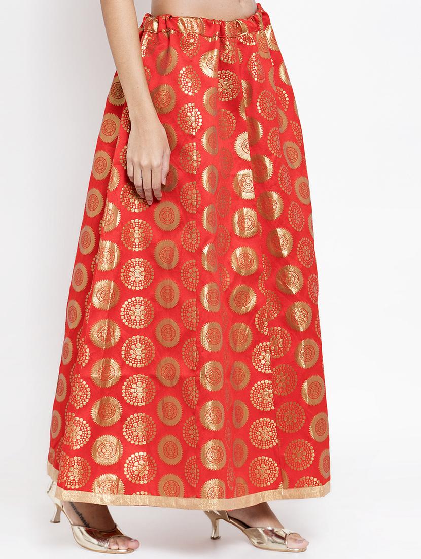 self design long skirt - 16724885 - Zoom Image - 2