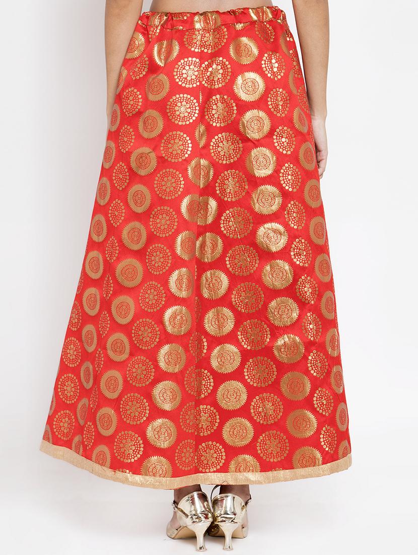 self design long skirt - 16724885 - Zoom Image - 3