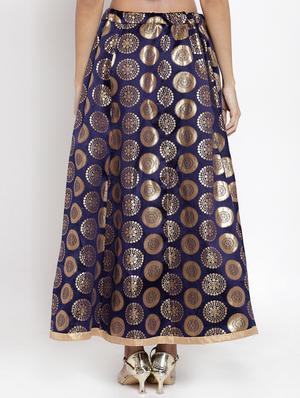 self design long skirt - 16724886 - Standard Image - 3