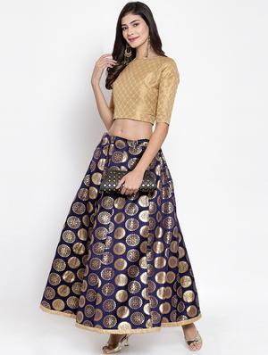 self design long skirt - 16724886 - Standard Image - 4