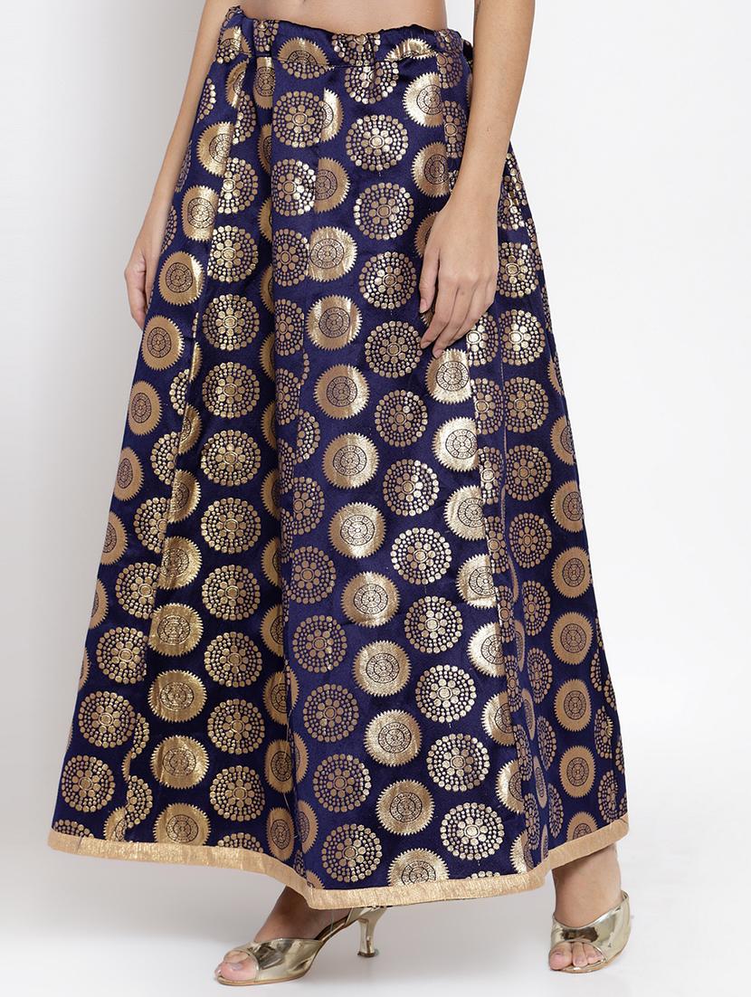 self design long skirt - 16724886 - Zoom Image - 2