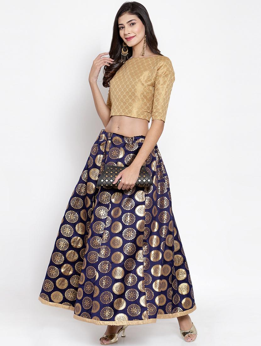 self design long skirt - 16724886 - Zoom Image - 4