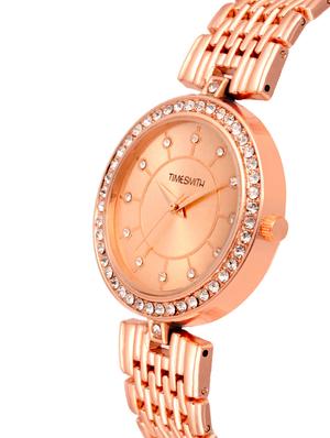 timesmith gold dial gold stainless steel strap analog watch for women tsc-046ktd1 - 16724967 - Standard Image - 2