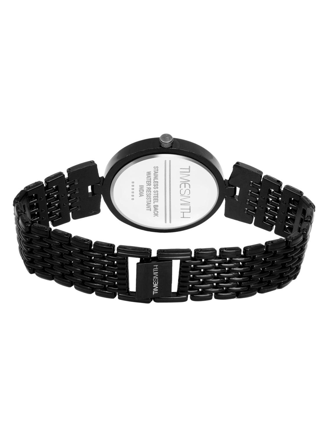 timesmith black dial black stainless steel strap analog watch for women tsc-049ktd1 - 16724970 - Zoom Image - 3