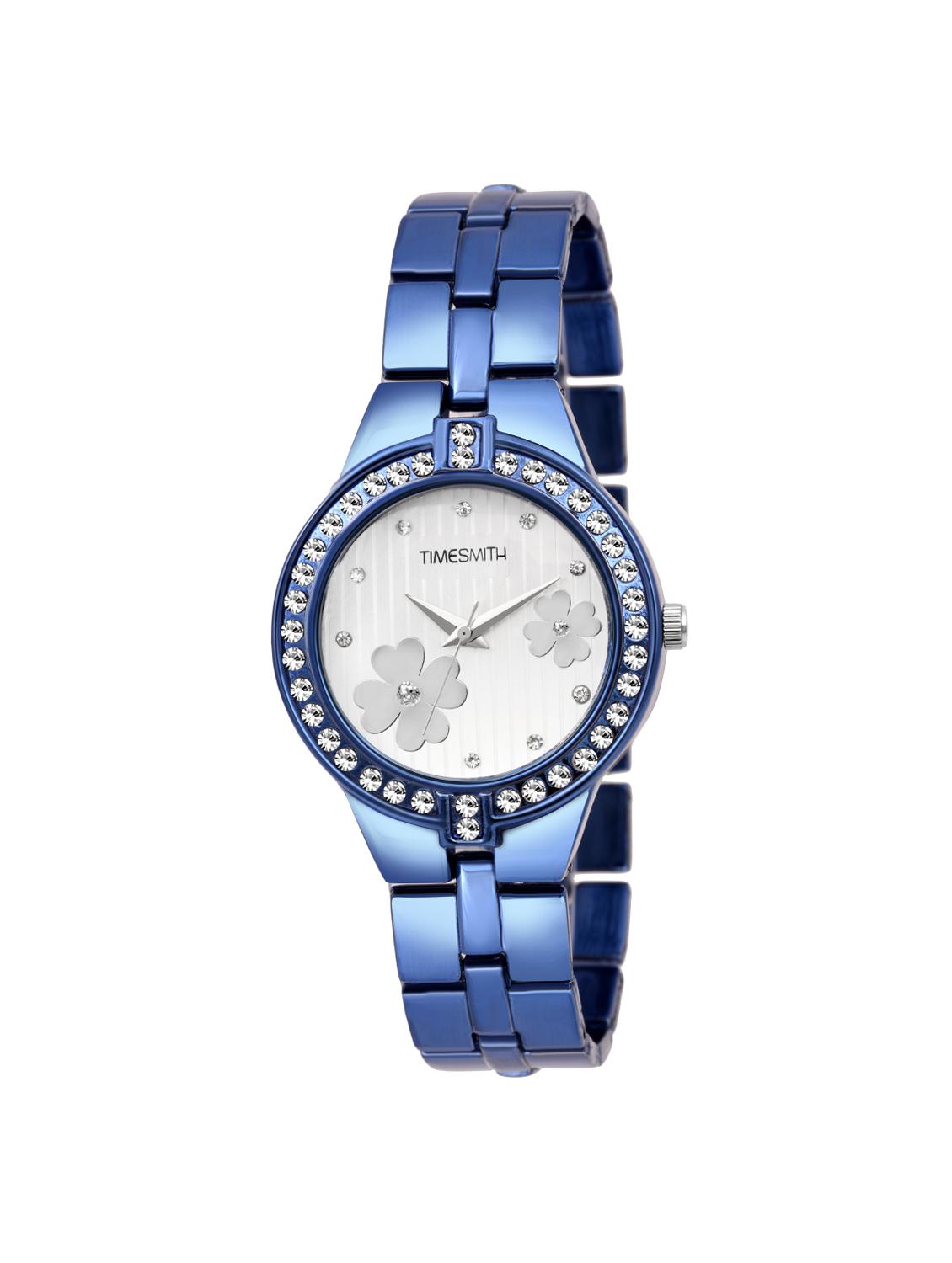 timesmith white dial blue stainless steel strap analog watch for women tsc-051ktd1 - 16724972 - Zoom Image - 1