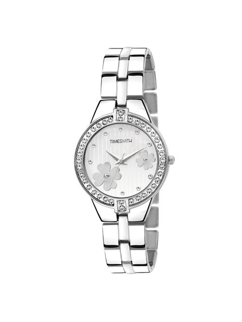timesmith white dial silver stainless steel strap analog watch for women tsc-053ktd1 - 16724974 - Standard Image - 1