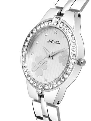 timesmith white dial silver stainless steel strap analog watch for women tsc-053ktd1 - 16724974 - Standard Image - 2