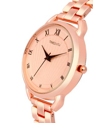 timesmith gold dial gold stainless steel strap analog watch for women tsc-057ktd1 - 16724978 - Standard Image - 2