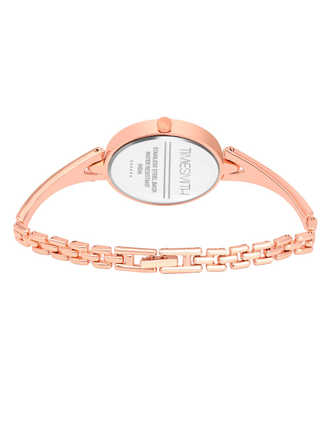timesmith gold dial gold stainless steel strap analog watch for women tsc-061ktd1 - 16724982 - Zoom Image - 3