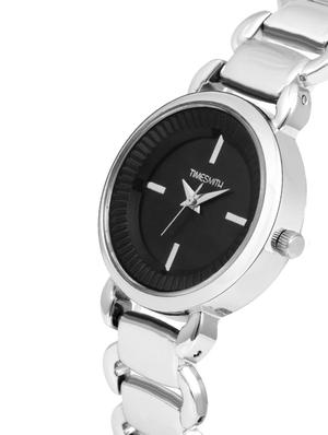 timesmith analog black dial silver stainless steel watch for women tsc-086ktd1 - 16724988 - Standard Image - 2