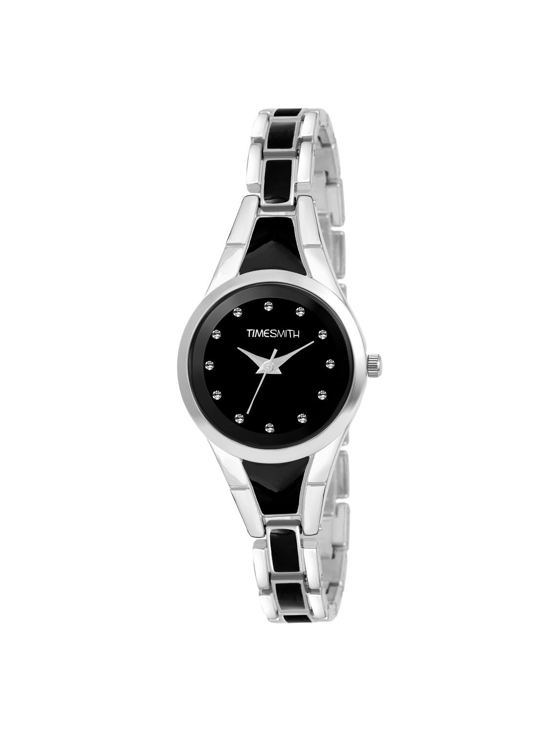 timesmith black dial silver stainless steel analog watch for women tsc-096 ktd1 - 16724994 - Zoom Image - 1