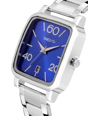 timesmith premium analog blue dial silver stainless steel watch for men tsc-077ktd1 - 16724999 - Standard Image - 2