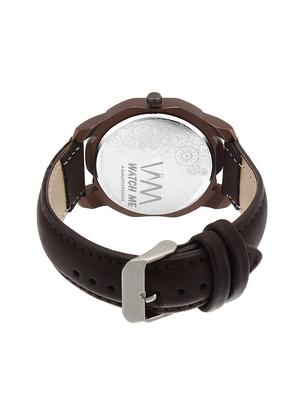 watch me brown dial brown leather strap genuine premium branded day date analog watch for men ddwm-111ktd1 - 16725128 - Standard Image - 3