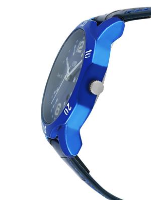 watch me blue dial blue leather analog watch for men ddwm-116ktd1 - 16725133 - Standard Image - 2