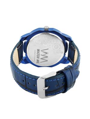 watch me blue dial blue leather analog watch for men ddwm-116ktd1 - 16725133 - Standard Image - 3