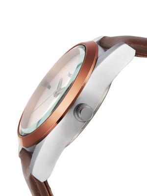 timesmith white dial brown leather strap genuine premium branded day date analog watch for men tsc-015ktd1 - 16725149 - Standard Image - 2