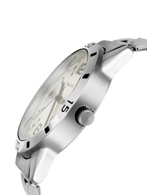 timesmith white dial silver stainless steel metal strap genuine premium branded day date analog watch for men tsc-022ktd1 - 16725156 - Standard Image - 2