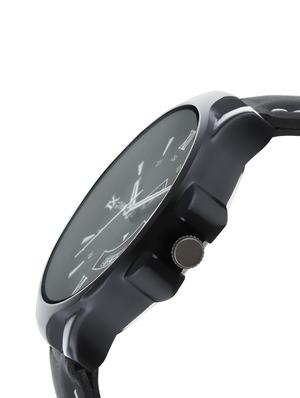 timesmith black dial black leather analog watch for men tsc-038ktd1 - 16725172 - Standard Image - 2