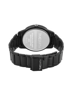 timesmith white dial black stainless steel analog watch for men tsc-039ktd1 - 16725173 - Standard Image - 3