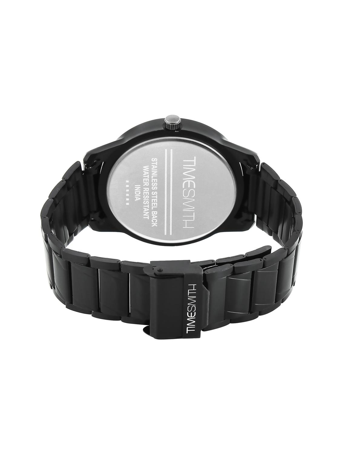 timesmith white dial black stainless steel analog watch for men tsc-039ktd1 - 16725173 - Zoom Image - 3