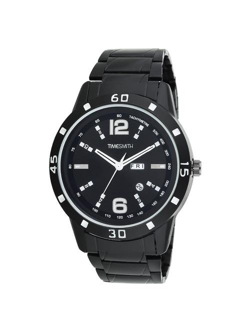 timesmith black dial black stainless steel analog watch for men tsc-042ktd1 - 16725181 - Standard Image - 1