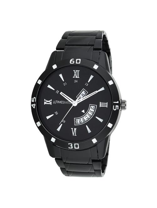 timesmith black dial black stainless steel analog watch for men tsc-043ktd1 - 16725182 - Standard Image - 1