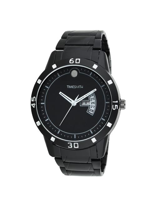 timesmith white dial black stainless steel analog watch for men tsc-044ktd1 - 16725183 - Standard Image - 1