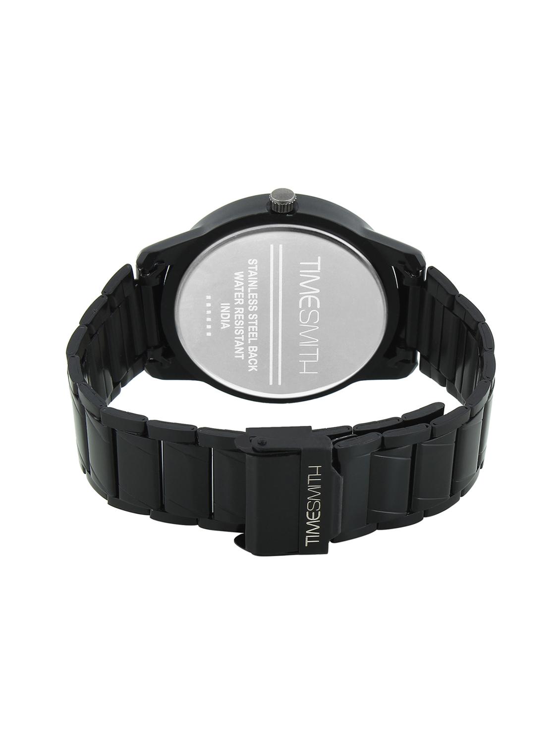 timesmith white dial black stainless steel analog watch for men tsc-044ktd1 - 16725183 - Zoom Image - 3