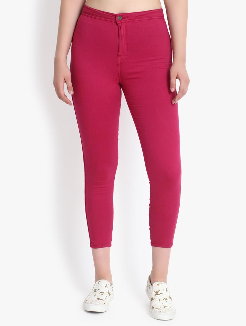 high rise solid jeans - 16725686 - Zoom Image - 1