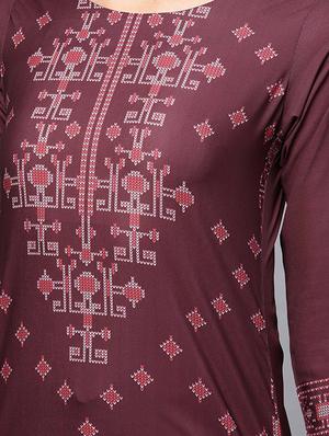 printed straight kurta - 16725997 - Standard Image - 4