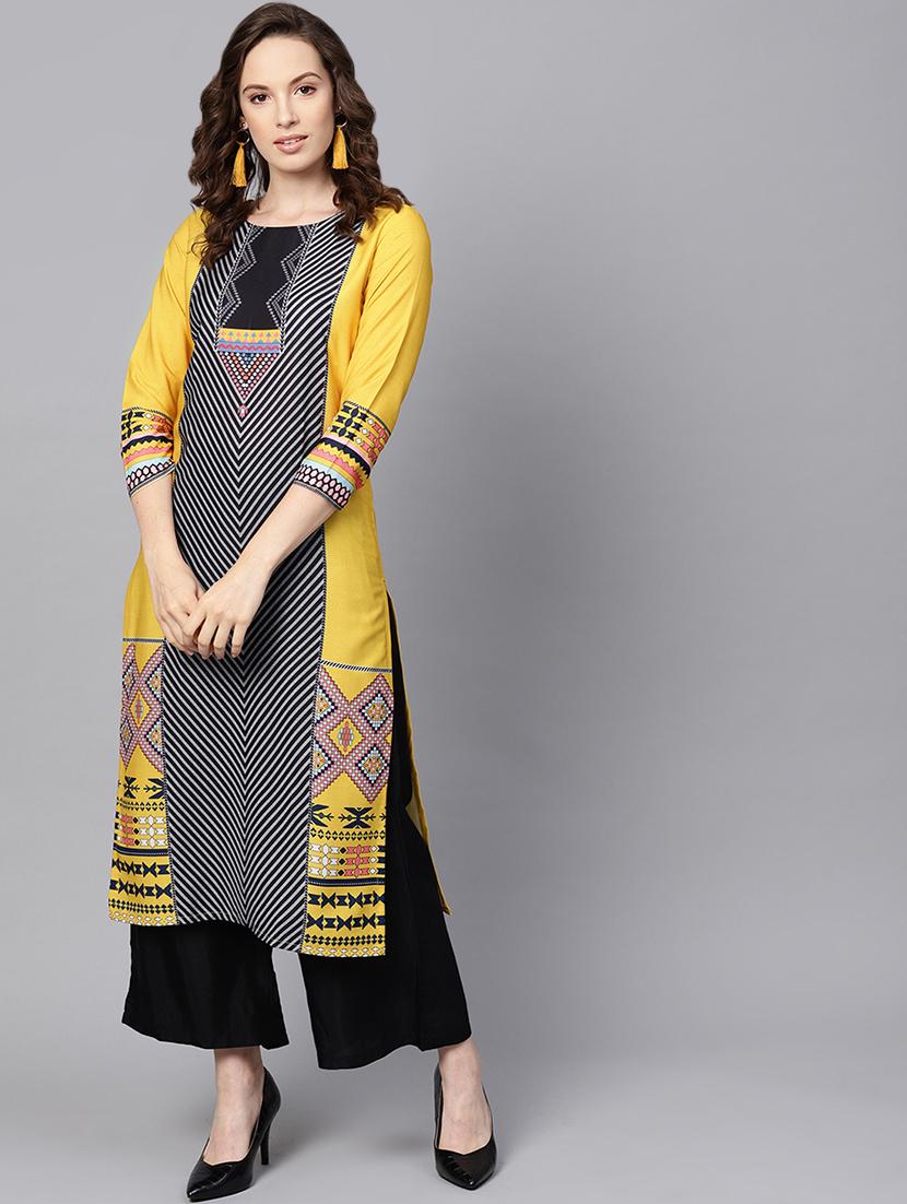 straight printed kurta - 16726052 - Zoom Image - 1