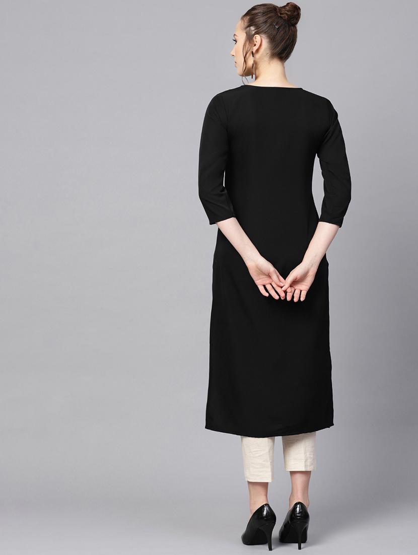 printed straight kurta - 16726056 - Zoom Image - 3
