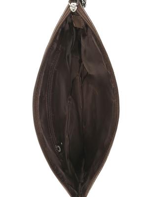 brown leatherette regular sling bag - 16726111 - Standard Image - 3