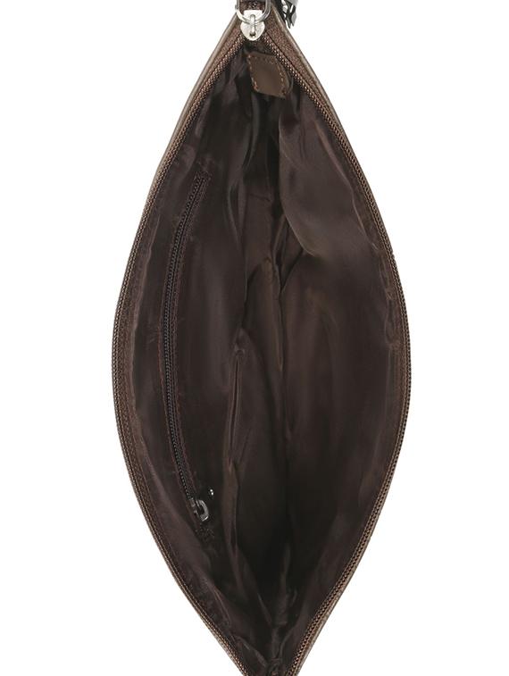 brown leatherette regular sling bag - 16726111 - Zoom Image - 3